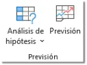 Análisis de datos en Excel. Previsión de datos