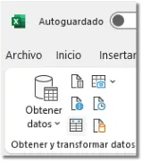 Análisis de datos en Excel. Obtener y transformar.